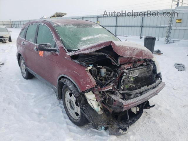 2010 Honda Cr-v Lx Maroon vin: JHLRE4H39AC016098