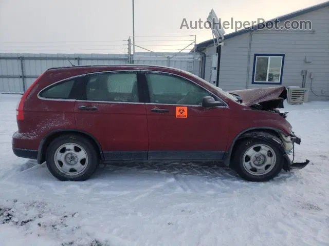 2010 Honda Cr-v Lx Maroon vin: JHLRE4H39AC016098