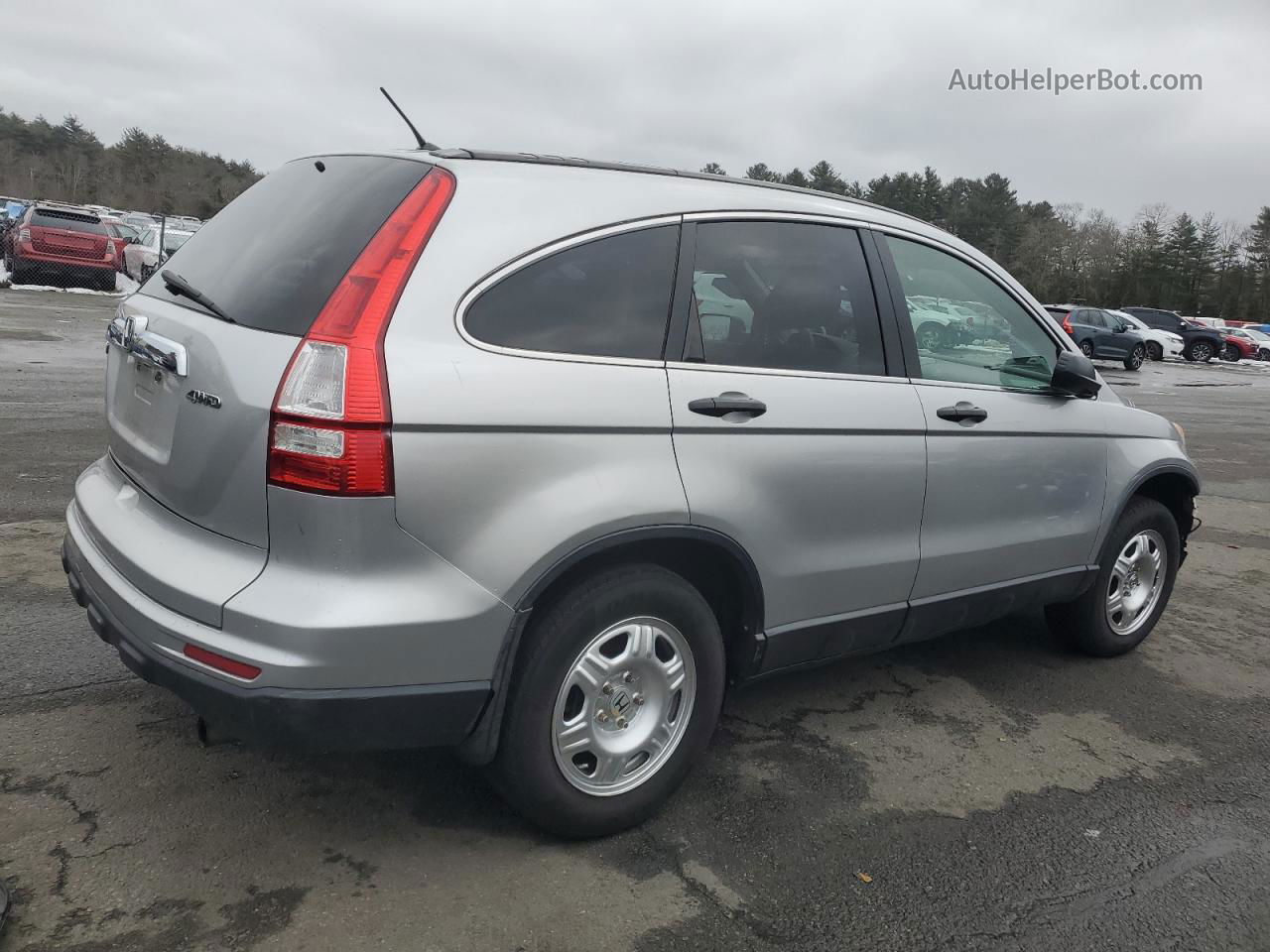 2010 Honda Cr-v Ex Silver vin: JHLRE4H50AC005492