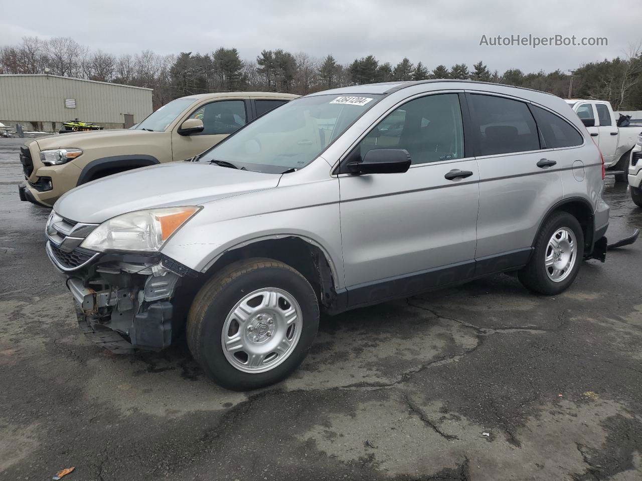 2010 Honda Cr-v Ex Silver vin: JHLRE4H50AC005492