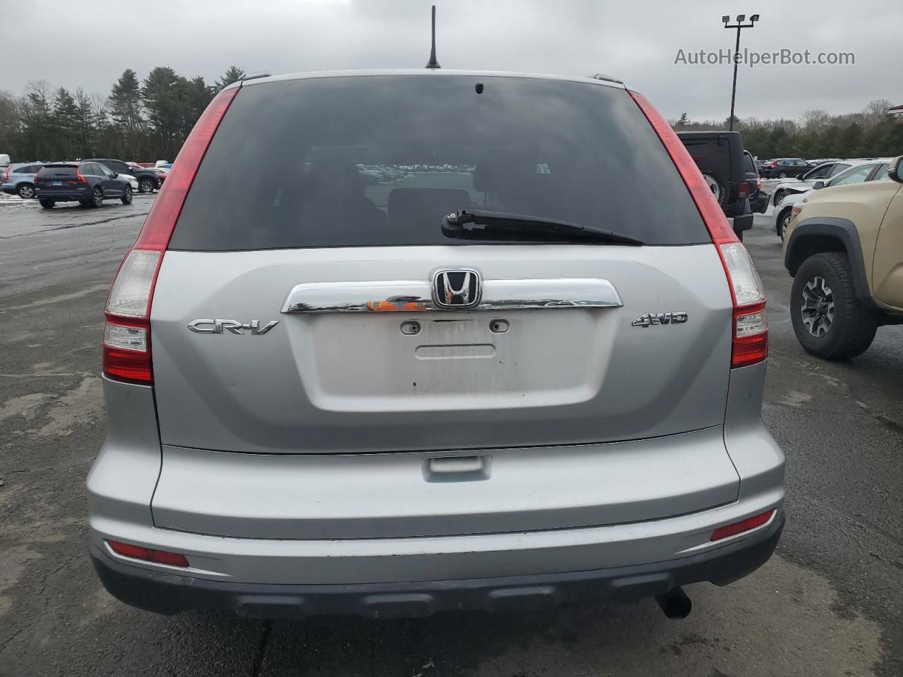 2010 Honda Cr-v Ex Silver vin: JHLRE4H50AC005492