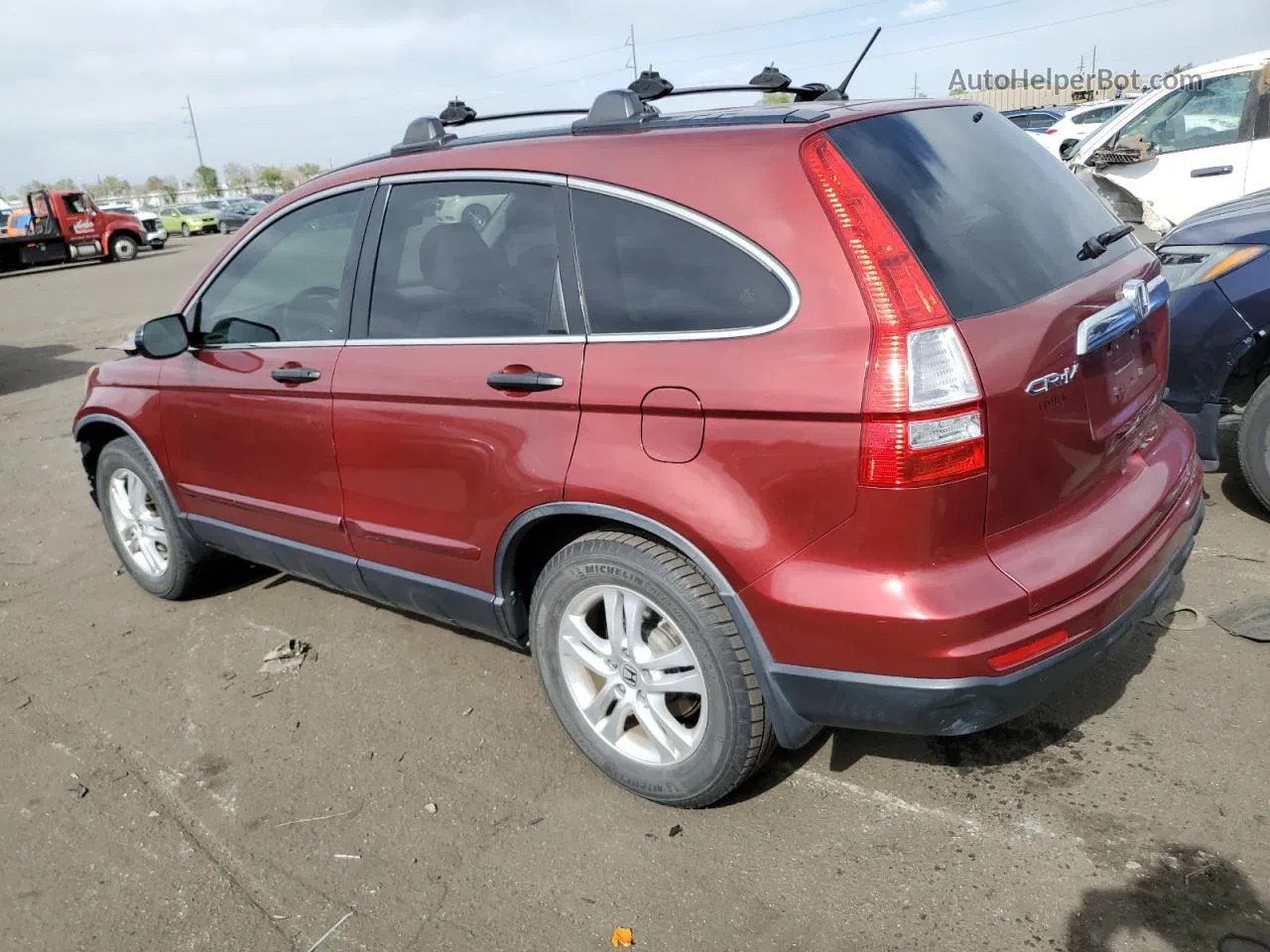 2010 Honda Cr-v Ex Красный vin: JHLRE4H54AC000327