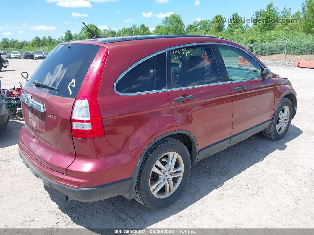 2010 Honda Cr-v Ex Красный vin: JHLRE4H55AC000305