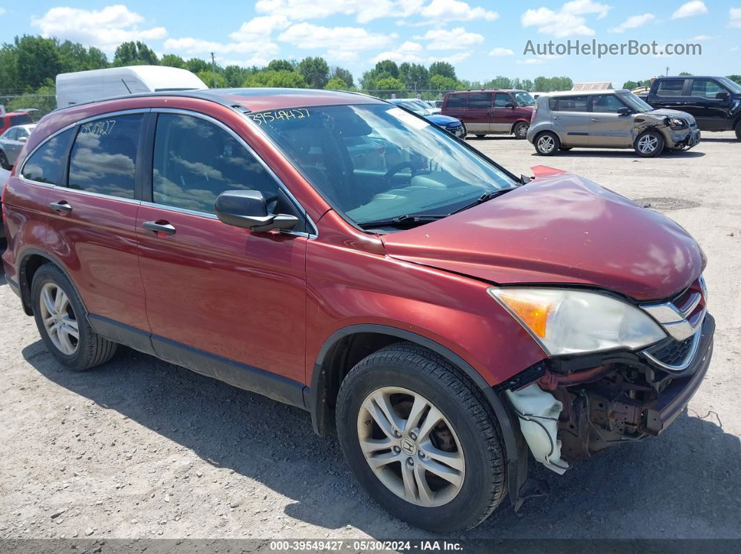 2010 Honda Cr-v Ex Красный vin: JHLRE4H55AC000305