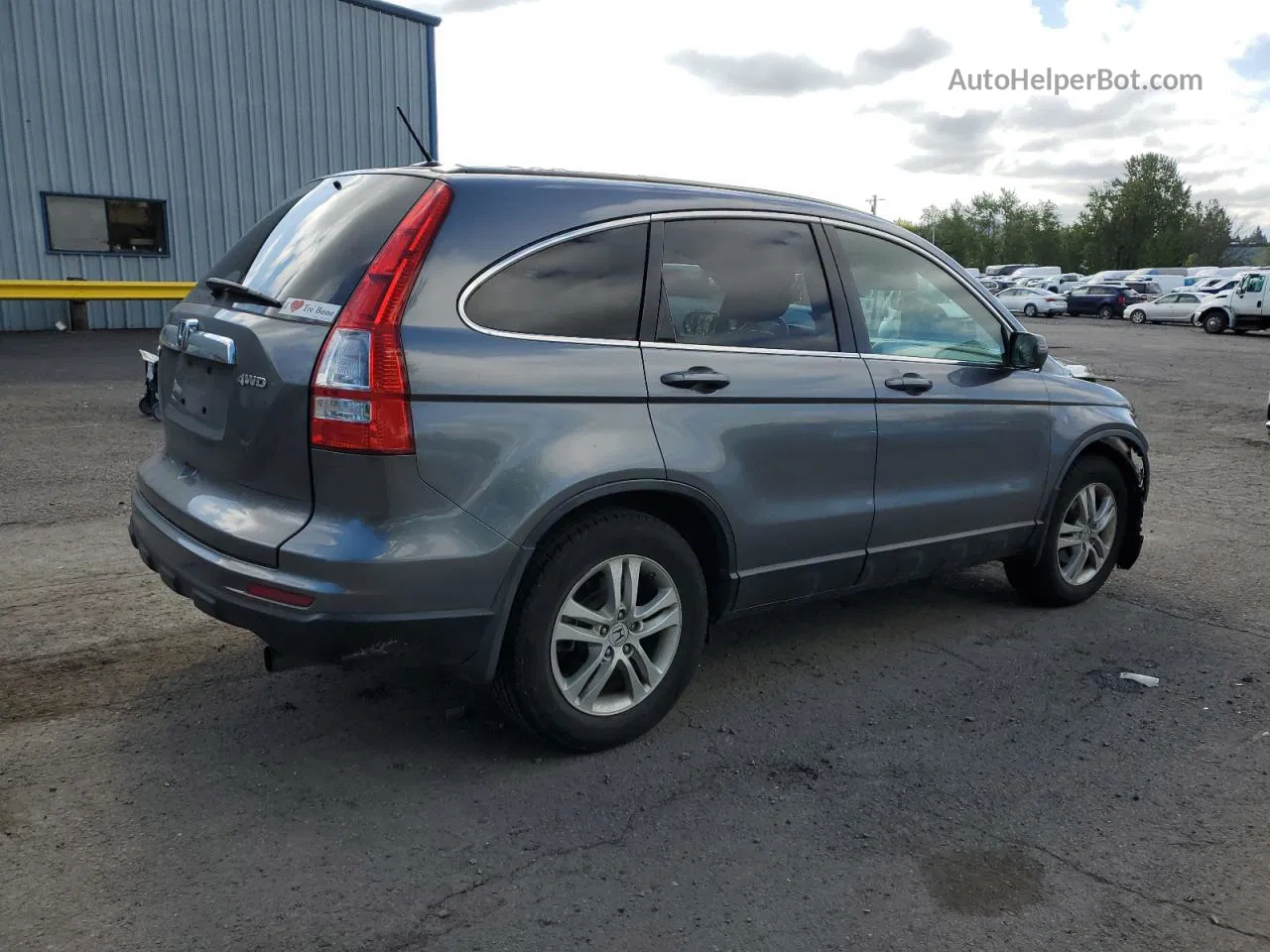 2010 Honda Cr-v Exl Charcoal vin: JHLRE4H70AC000262