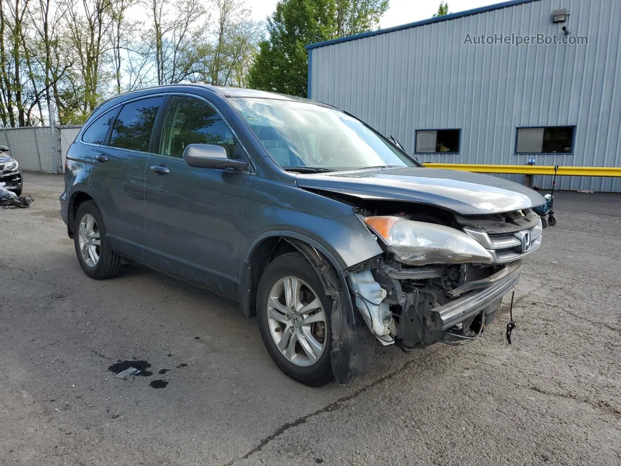 2010 Honda Cr-v Exl Charcoal vin: JHLRE4H70AC000262