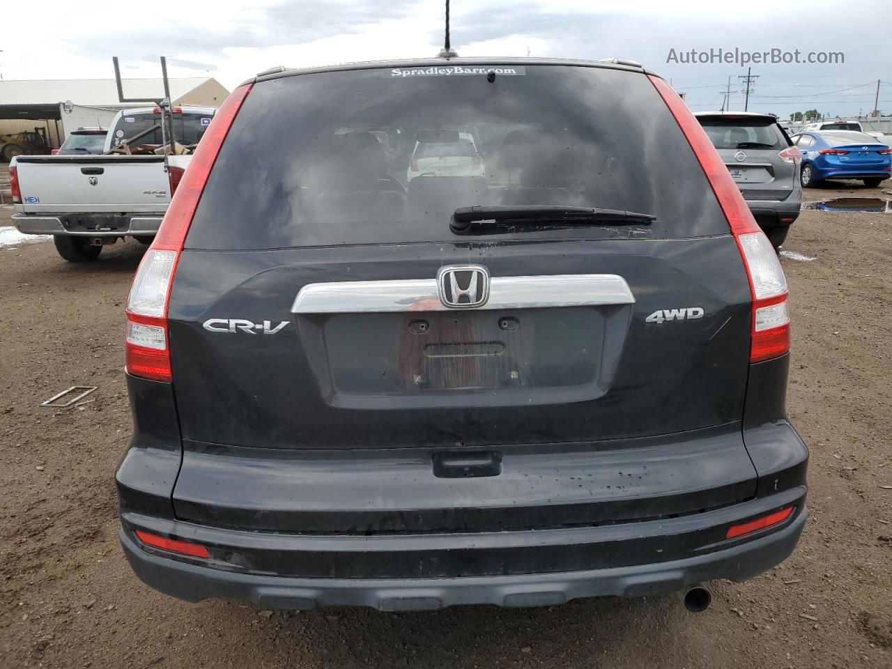 2010 Honda Cr-v Exl Черный vin: JHLRE4H70AC010466