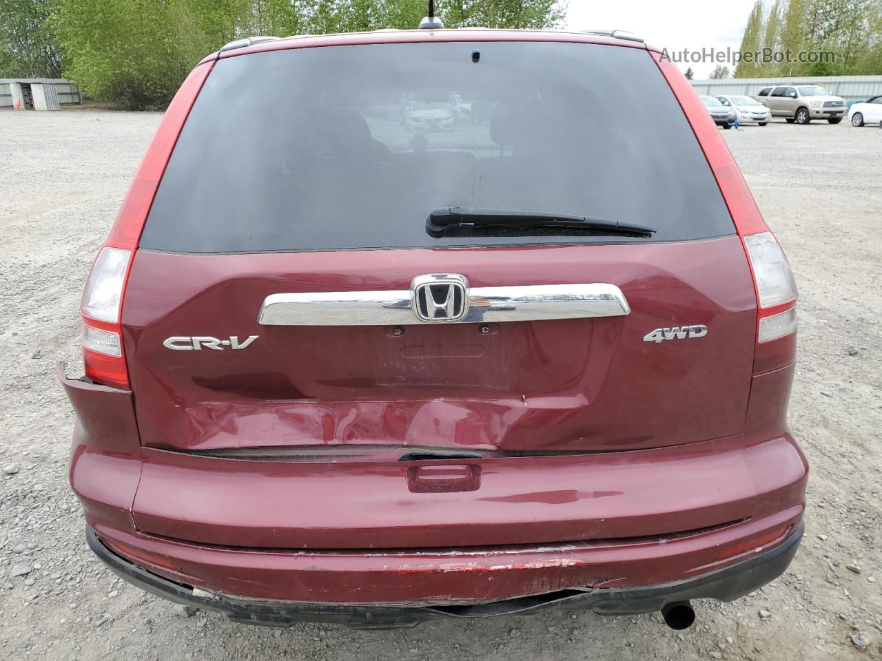 2010 Honda Cr-v Exl Red vin: JHLRE4H71AC002831