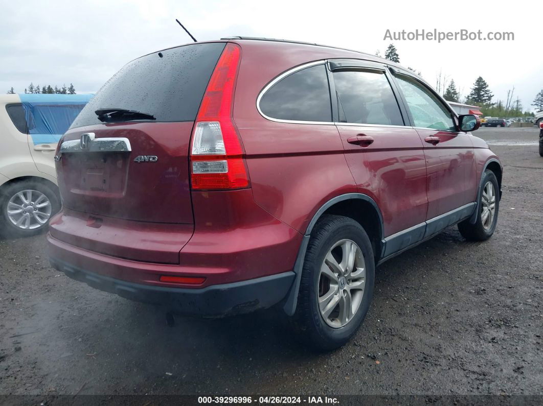 2010 Honda Cr-v Ex-l Red vin: JHLRE4H72AC002837