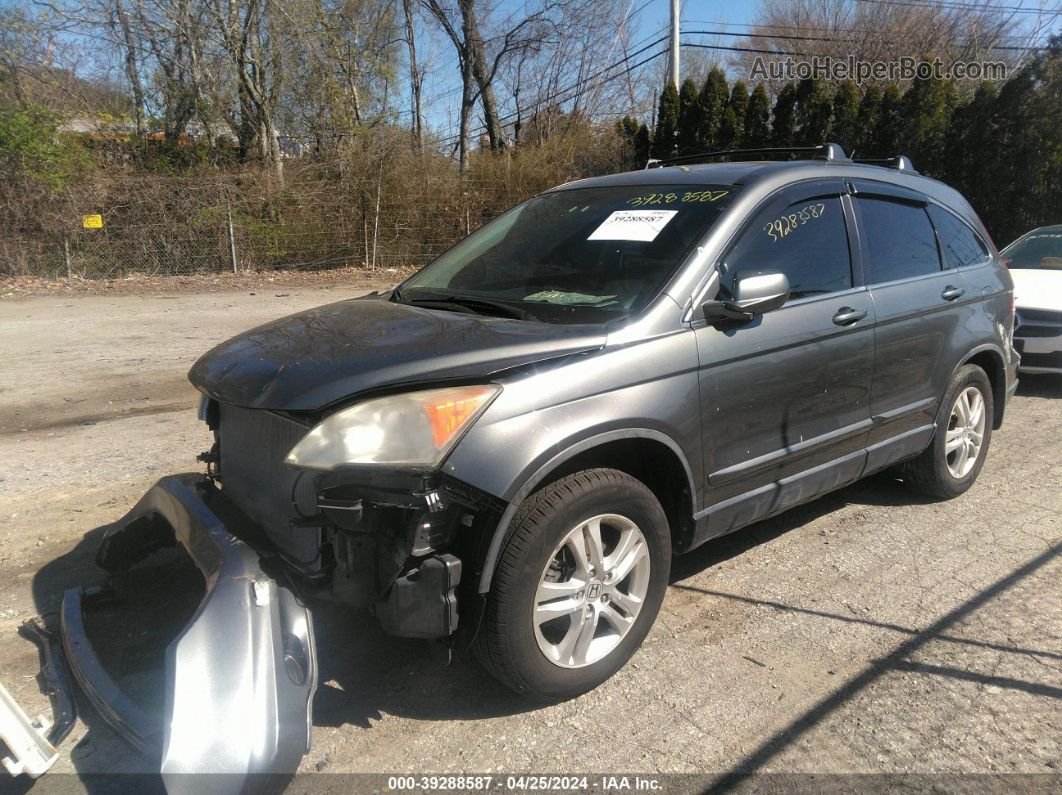 2010 Honda Cr-v Ex-l Gray vin: JHLRE4H72AC013658