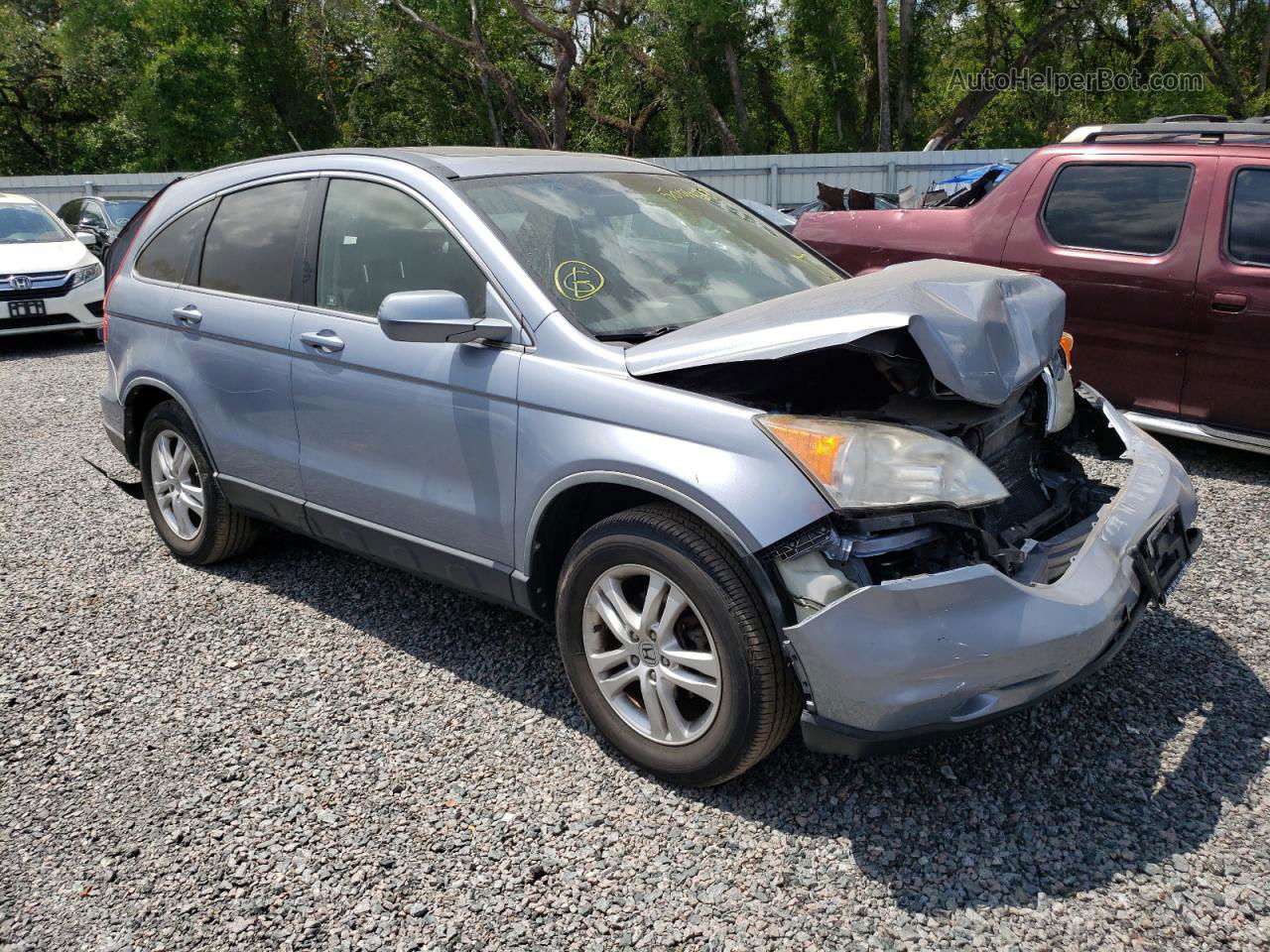 2010 Honda Cr-v Exl Blue vin: JHLRE4H75AC006669