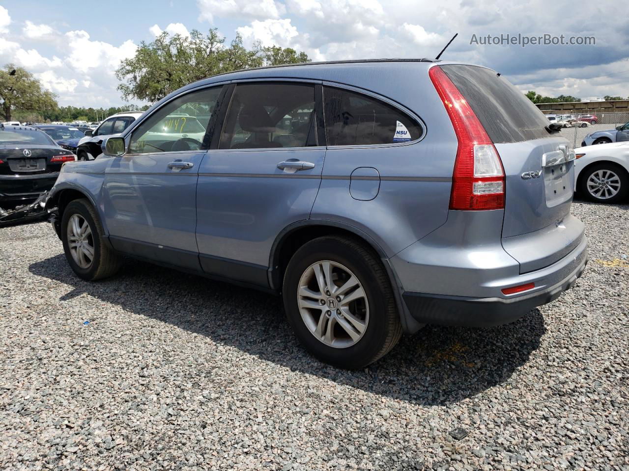 2010 Honda Cr-v Exl Blue vin: JHLRE4H75AC006669