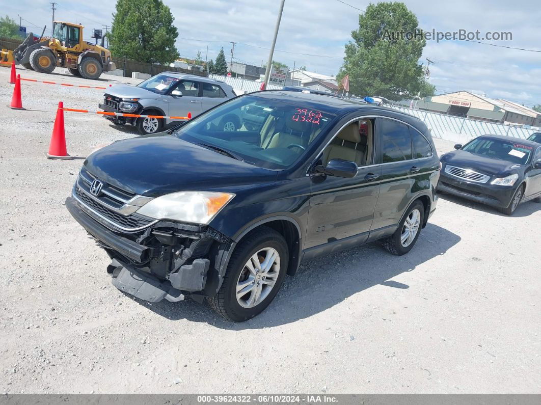 2010 Honda Cr-v Ex-l Черный vin: JHLRE4H76AC004008