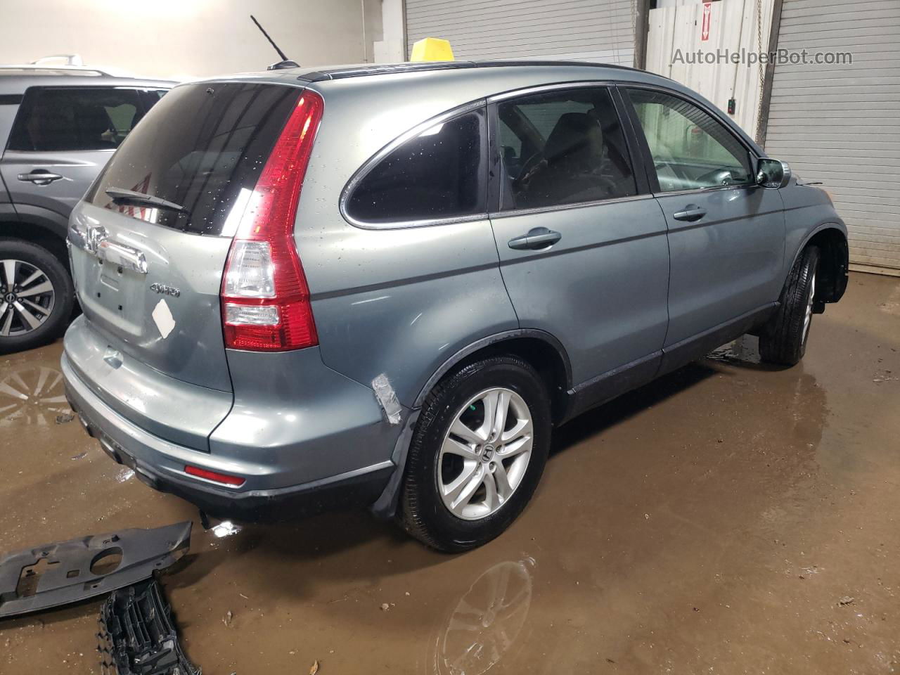 2010 Honda Cr-v Exl Blue vin: JHLRE4H76AC015381