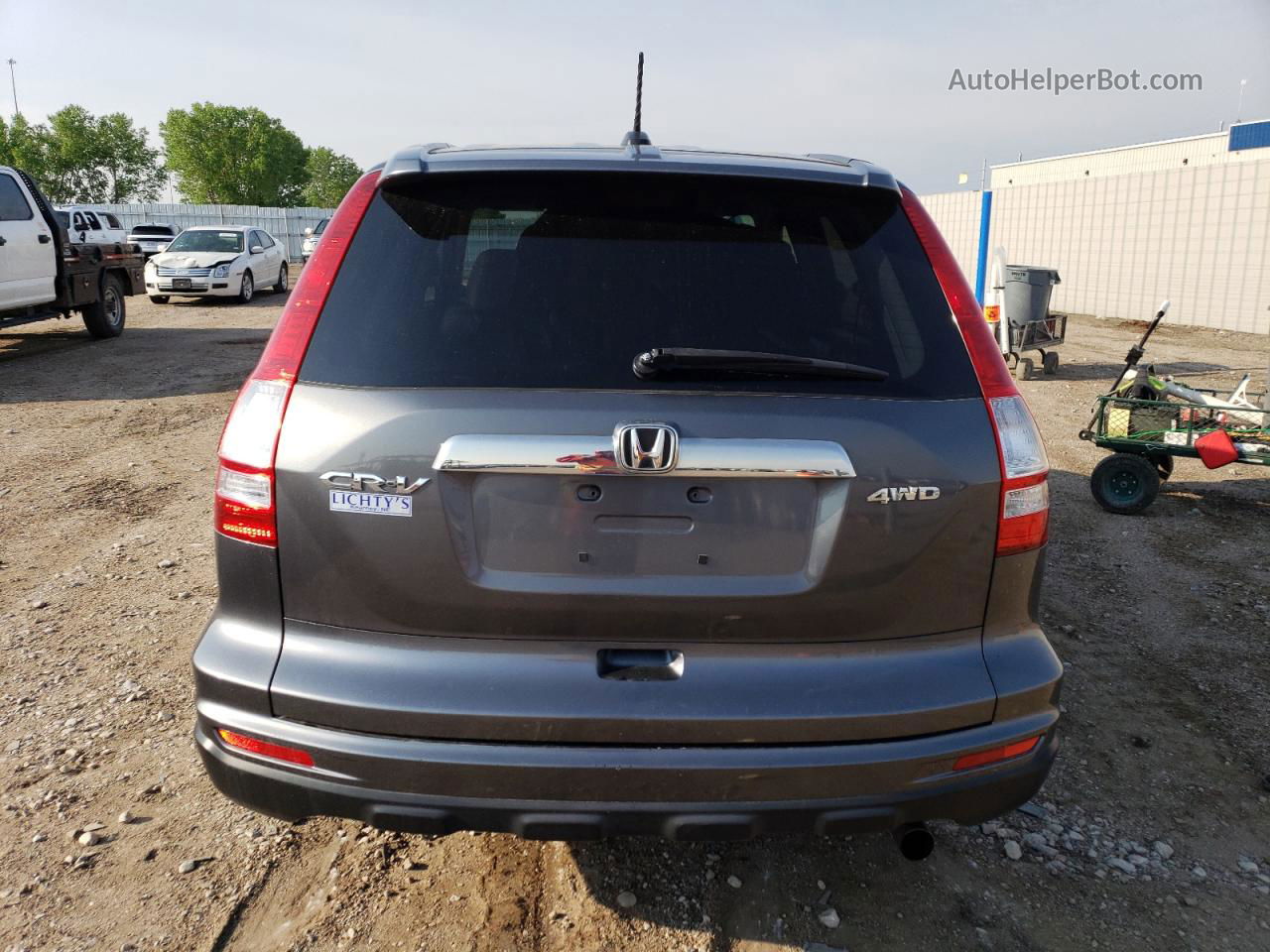 2010 Honda Cr-v Exl Gray vin: JHLRE4H79AC002558