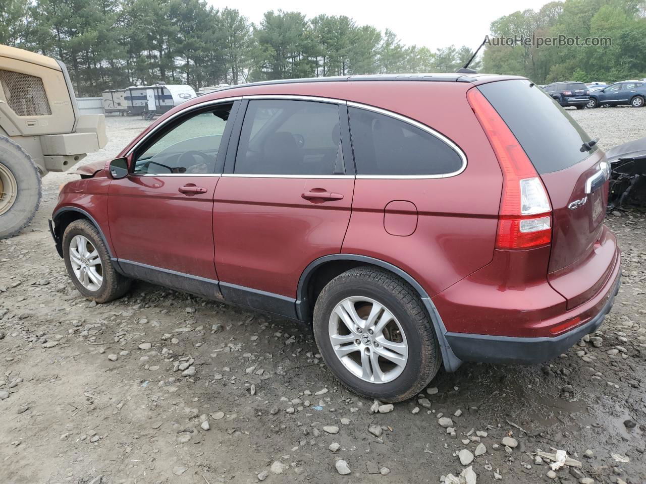 2010 Honda Cr-v Exl Red vin: JHLRE4H79AC006920