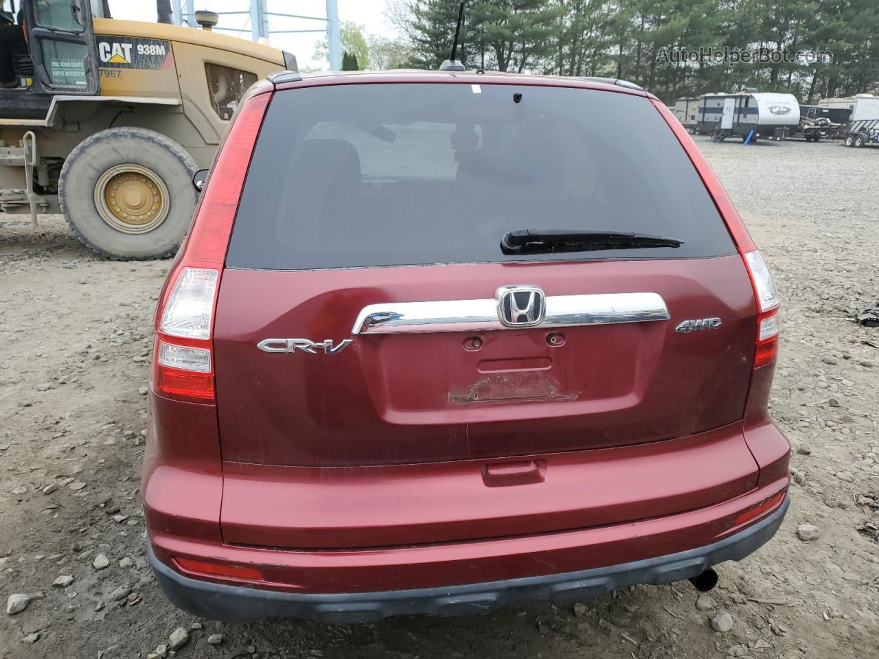 2010 Honda Cr-v Exl Red vin: JHLRE4H79AC006920