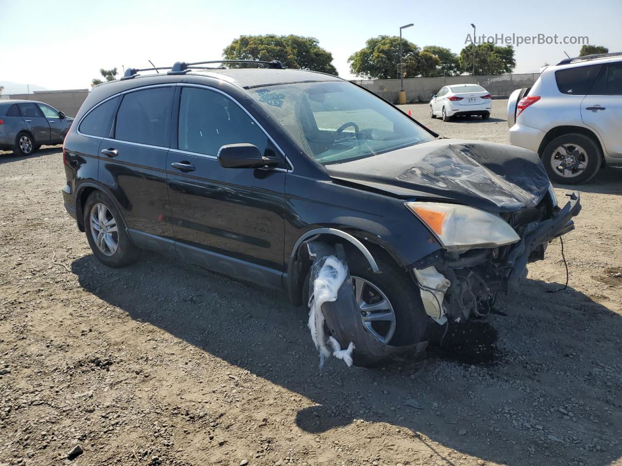 2010 Honda Cr-v Exl Черный vin: JHLRE4H7XAC011124