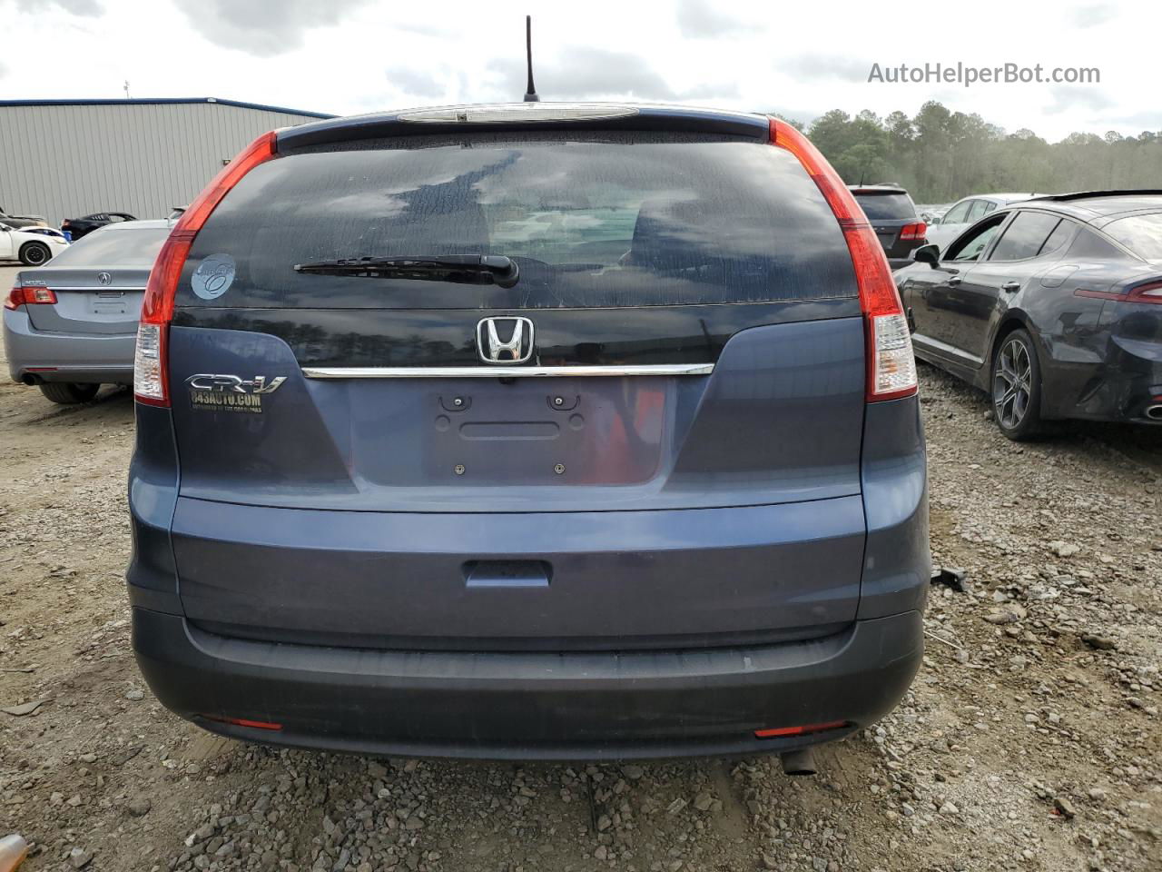 2012 Honda Cr-v Ex Blue vin: JHLRM3H51CC005470