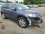 2012 Honda Cr-v Ex Blue vin: JHLRM3H51CC005470