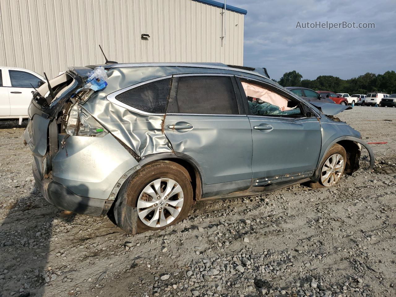 2012 Honda Cr-v Exl Green vin: JHLRM3H70CC002609