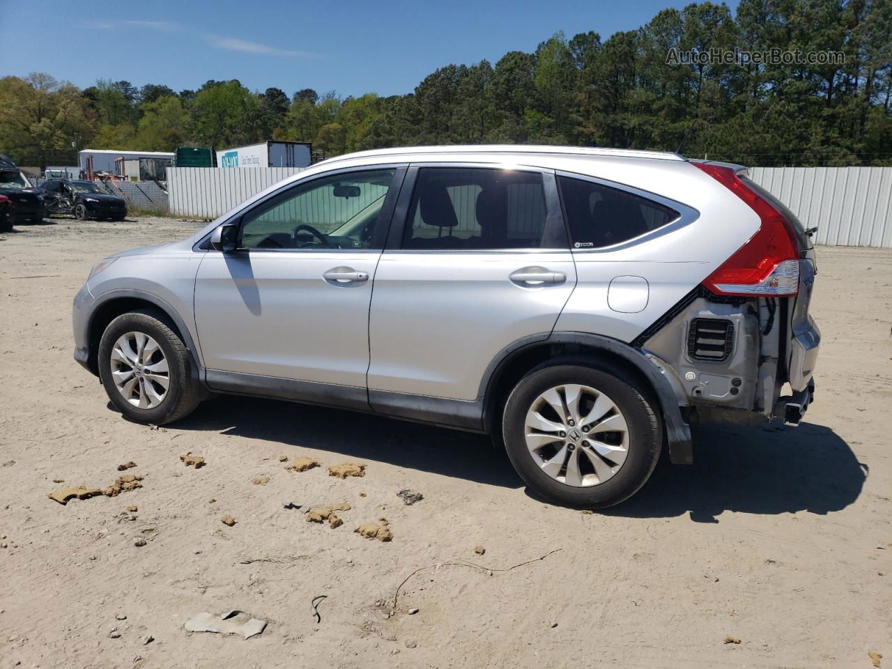 2012 Honda Cr-v Exl Silver vin: JHLRM3H70CC010466