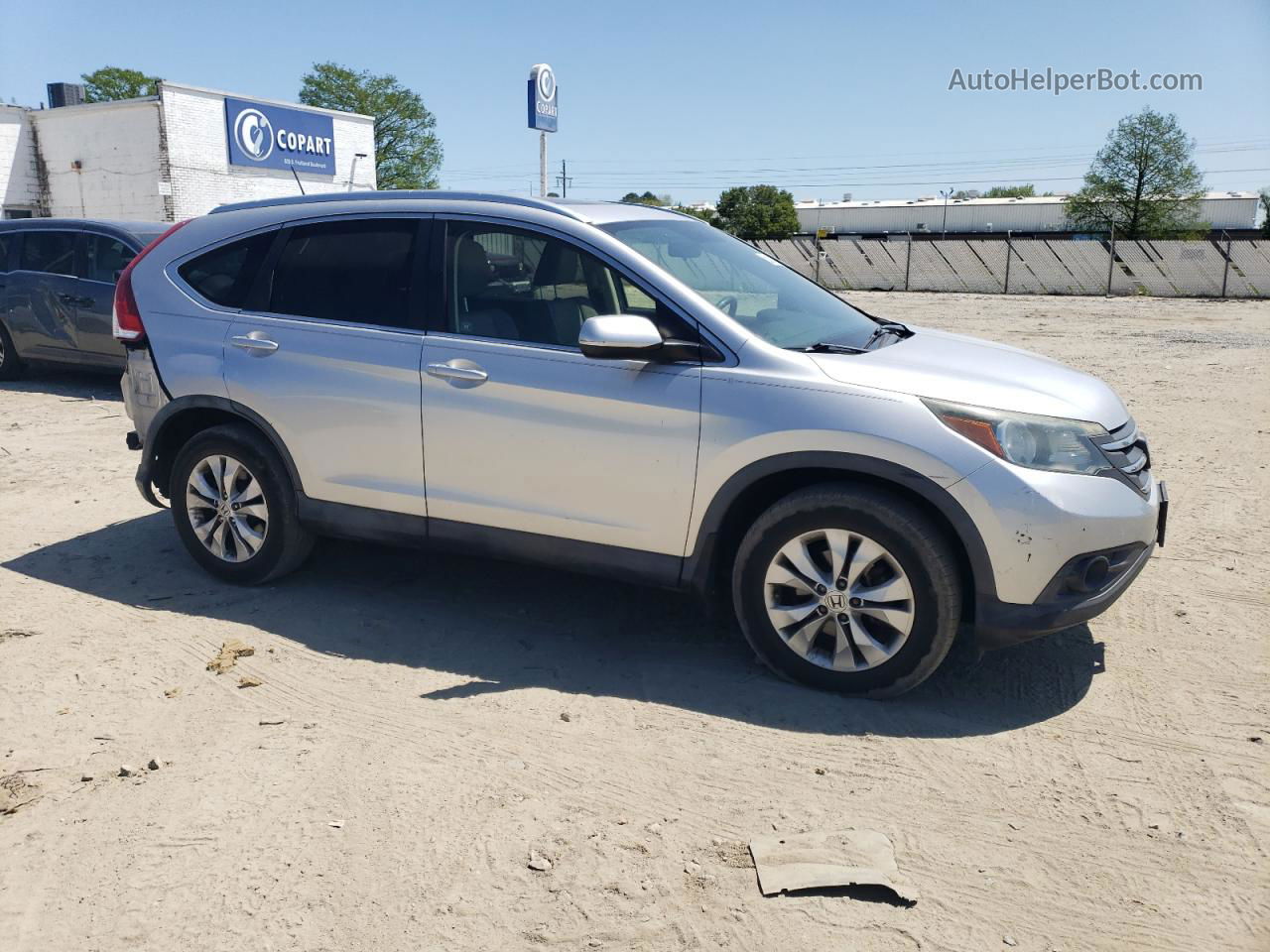 2012 Honda Cr-v Exl Silver vin: JHLRM3H70CC010466