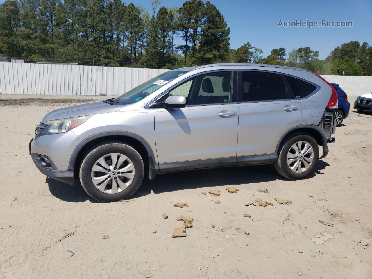 2012 Honda Cr-v Exl Silver vin: JHLRM3H70CC010466