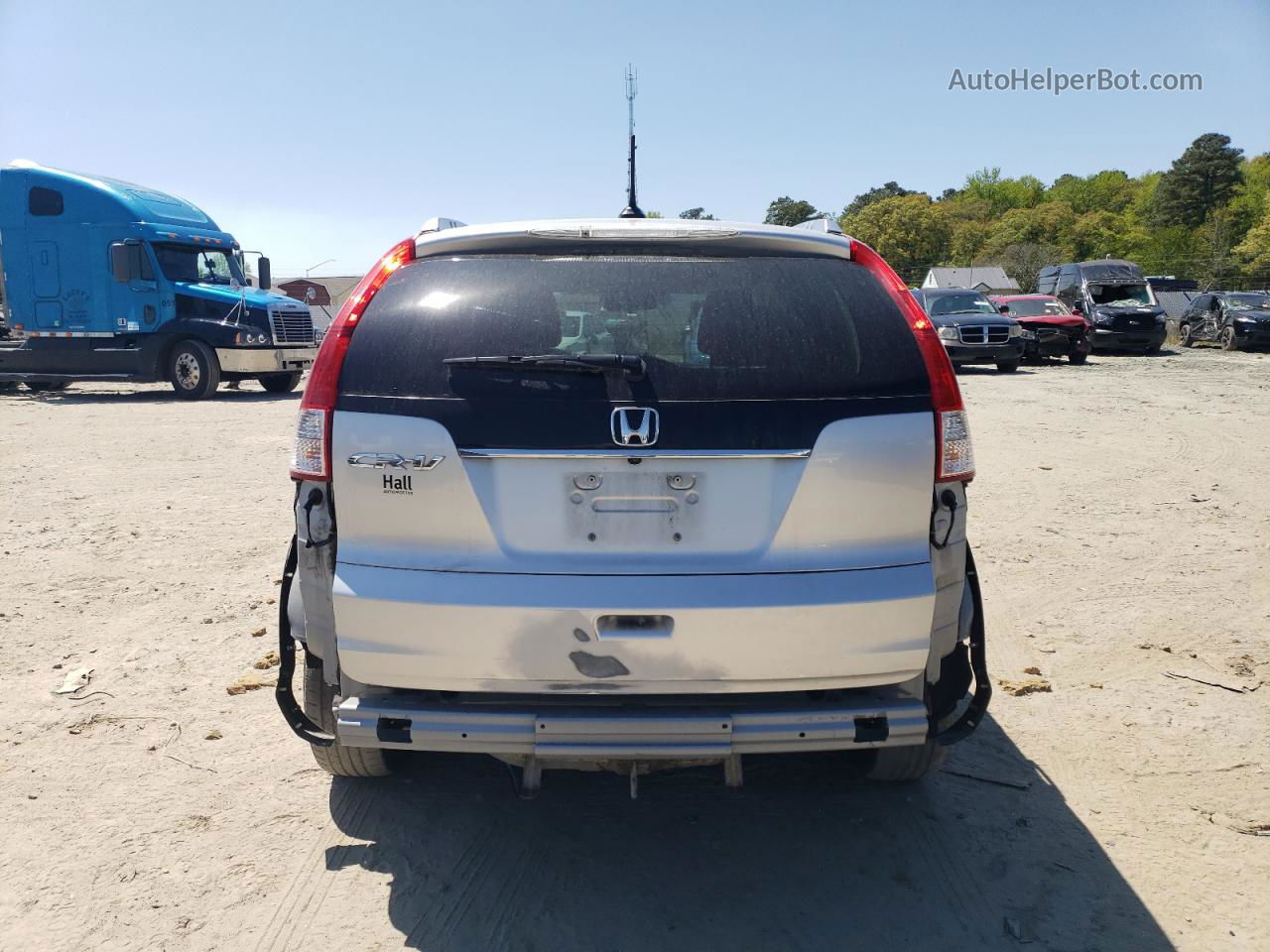 2012 Honda Cr-v Exl Silver vin: JHLRM3H70CC010466