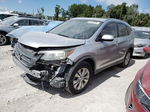 2012 Honda Cr-v Exl Silver vin: JHLRM3H71CC002022