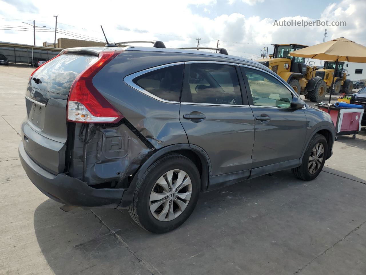 2012 Honda Cr-v Exl Серый vin: JHLRM3H71CC010718