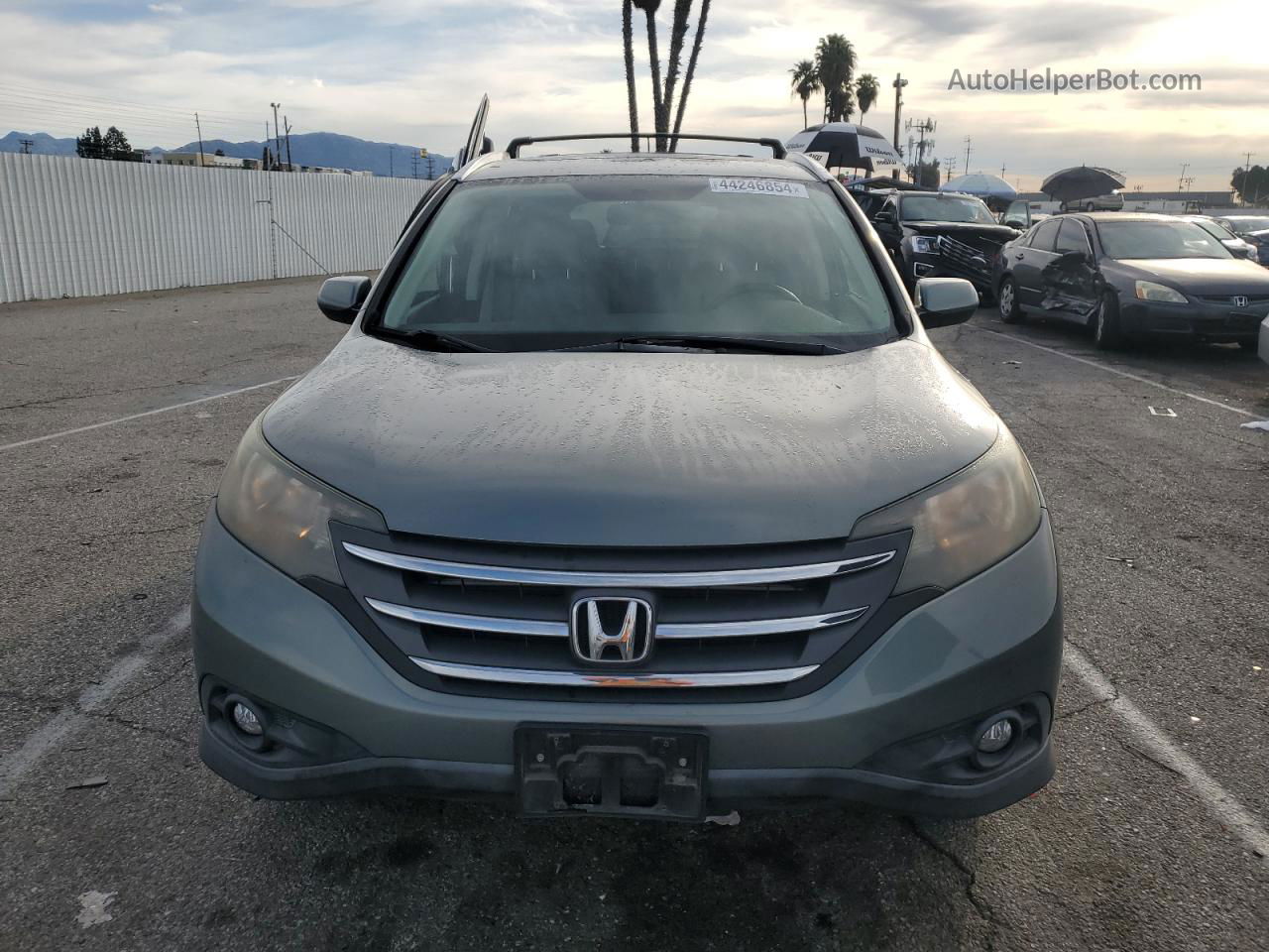 2012 Honda Cr-v Exl Teal vin: JHLRM3H73CC012017