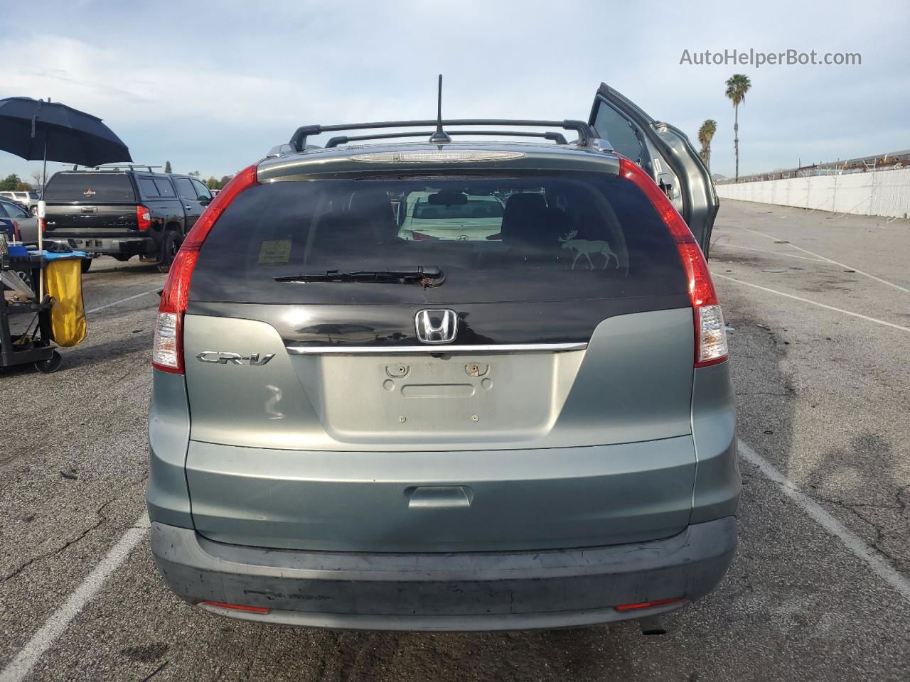 2012 Honda Cr-v Exl Teal vin: JHLRM3H73CC012017