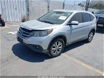 2012 Honda Cr-v Ex-l Silver vin: JHLRM3H75CC011922