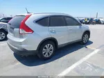 2012 Honda Cr-v Ex-l Silver vin: JHLRM3H75CC011922