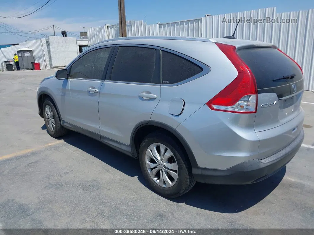 2012 Honda Cr-v Ex-l Silver vin: JHLRM3H75CC011922