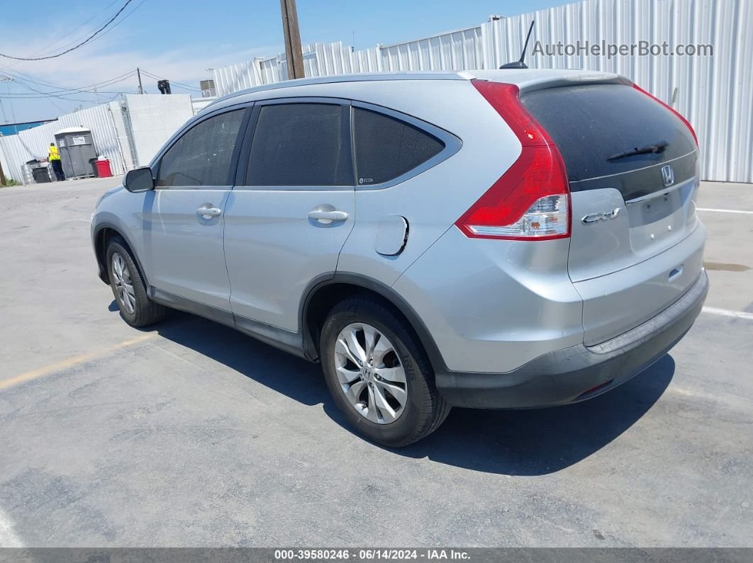 2012 Honda Cr-v Ex-l Silver vin: JHLRM3H75CC011922