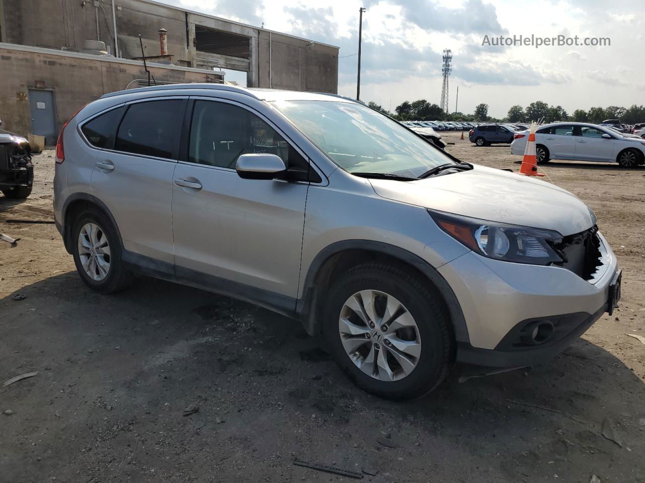 2012 Honda Cr-v Exl Silver vin: JHLRM3H77CC001361