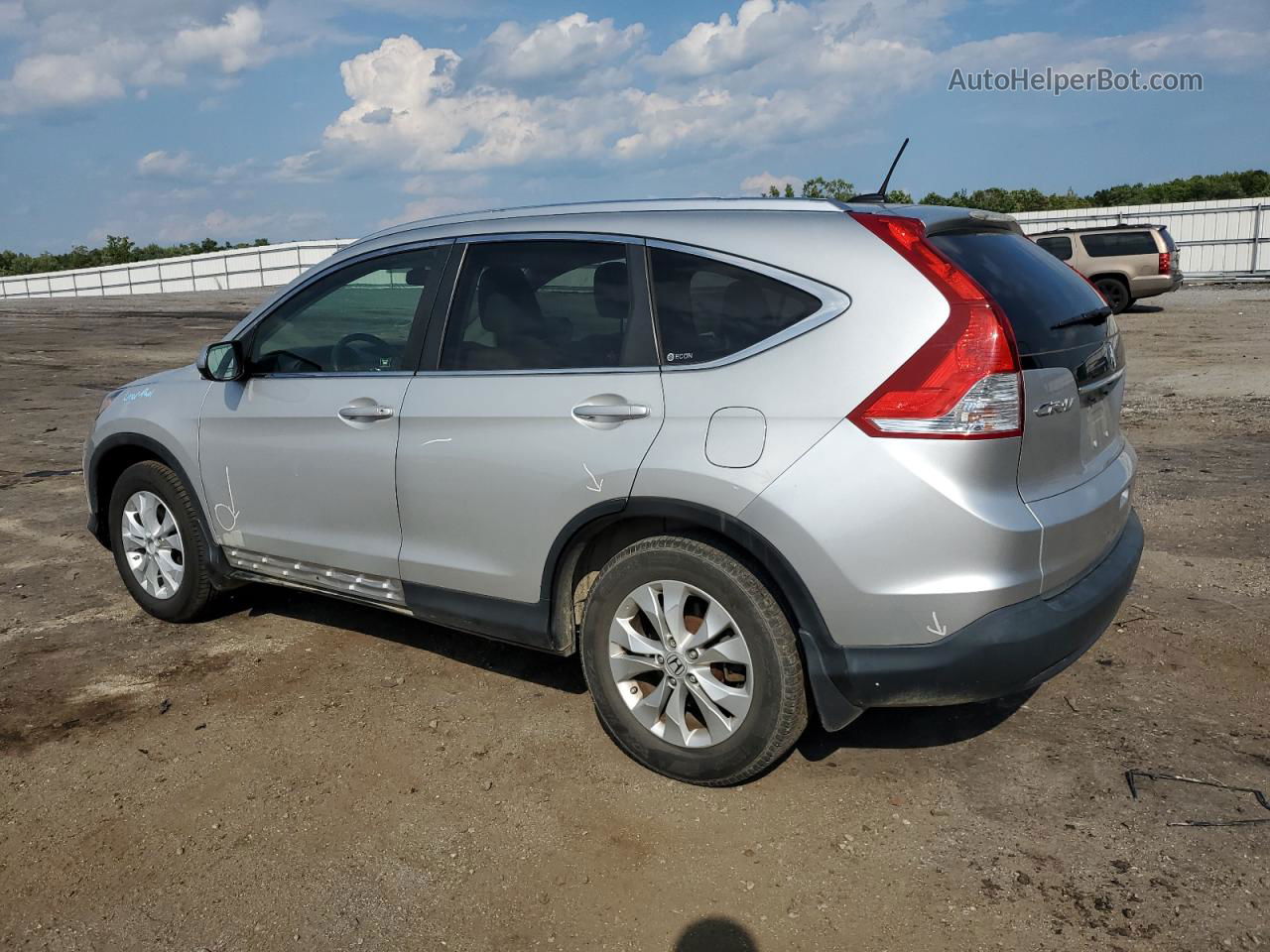 2012 Honda Cr-v Exl Silver vin: JHLRM3H77CC001361