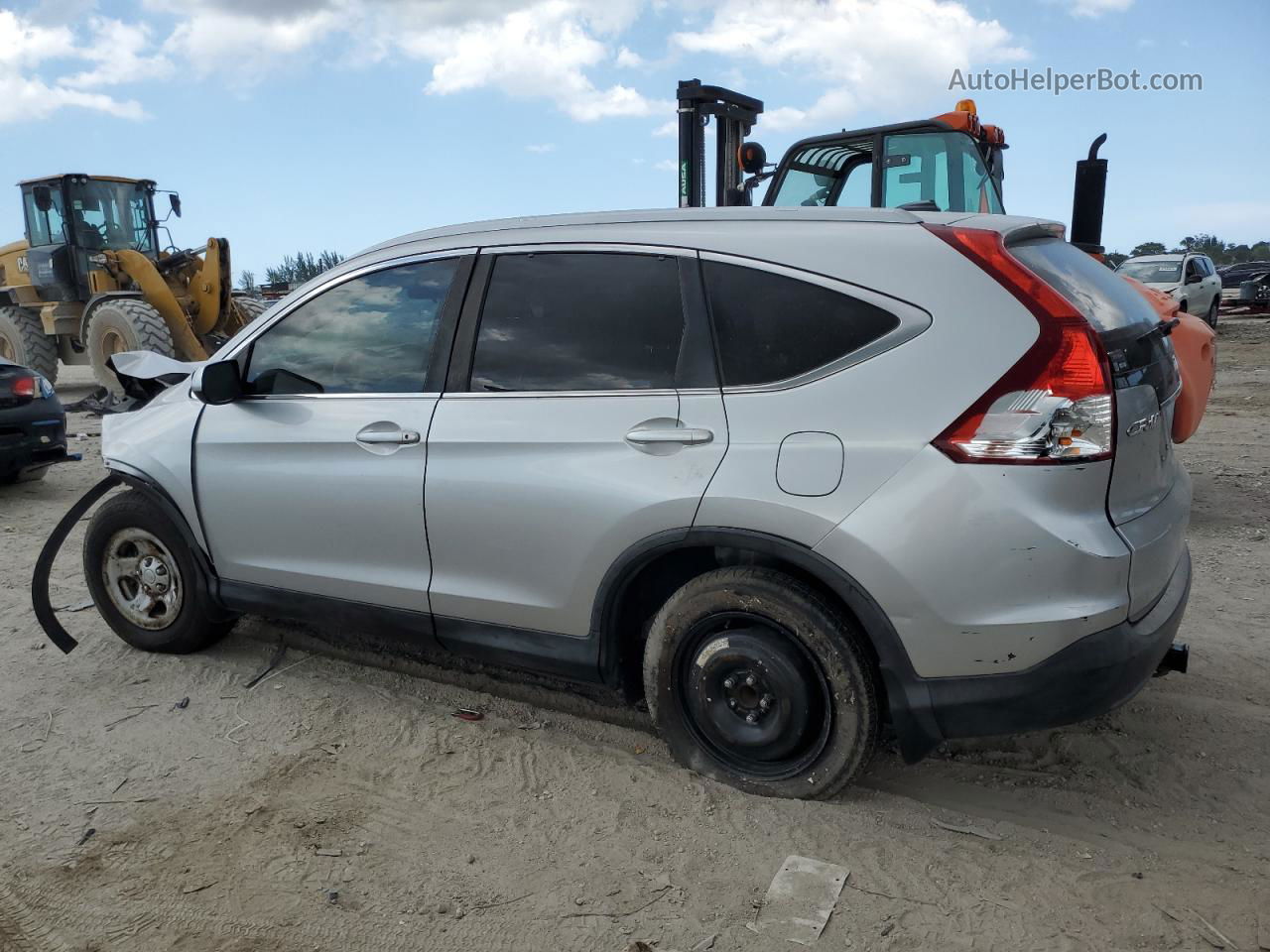 2012 Honda Cr-v Exl Silver vin: JHLRM3H78CC003653