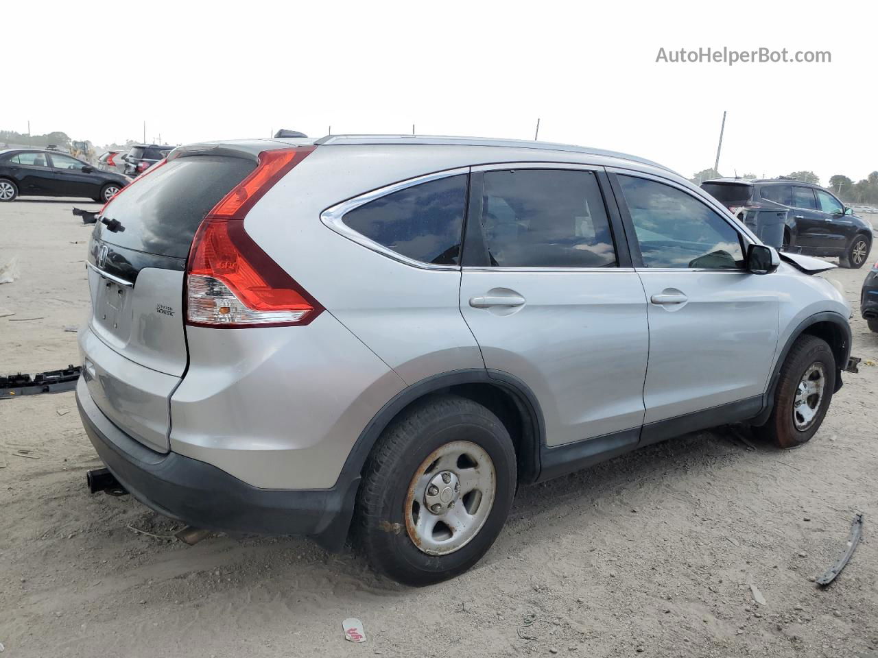 2012 Honda Cr-v Exl Silver vin: JHLRM3H78CC003653