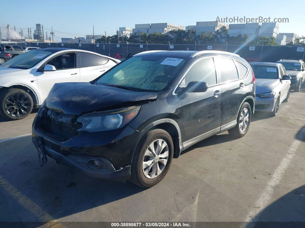 2012 Honda Cr-v Ex-l Black vin: JHLRM3H78CC006794