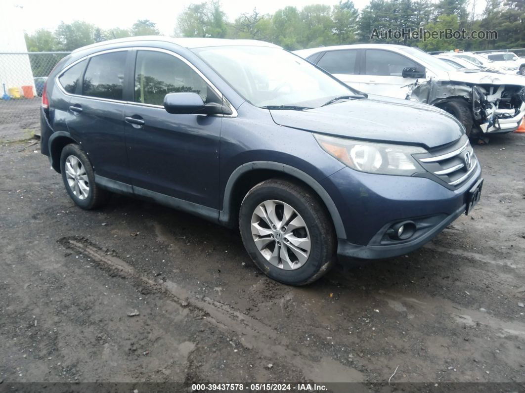 2012 Honda Cr-v Ex-l Синий vin: JHLRM3H79CC005850