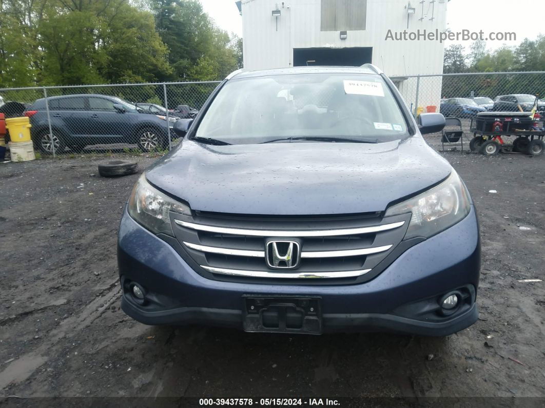 2012 Honda Cr-v Ex-l Синий vin: JHLRM3H79CC005850