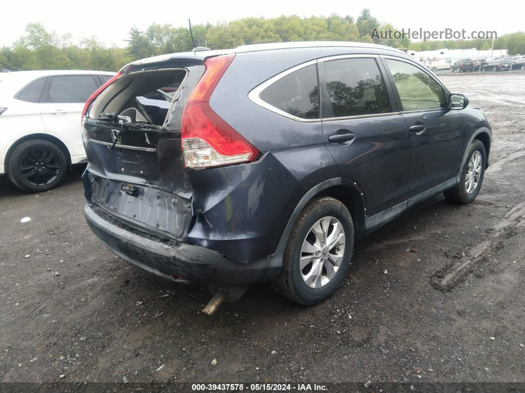 2012 Honda Cr-v Ex-l Синий vin: JHLRM3H79CC005850