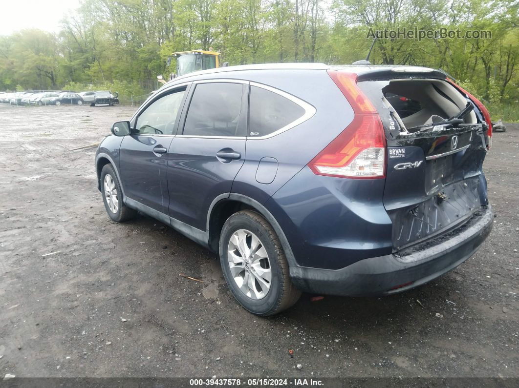 2012 Honda Cr-v Ex-l Синий vin: JHLRM3H79CC005850