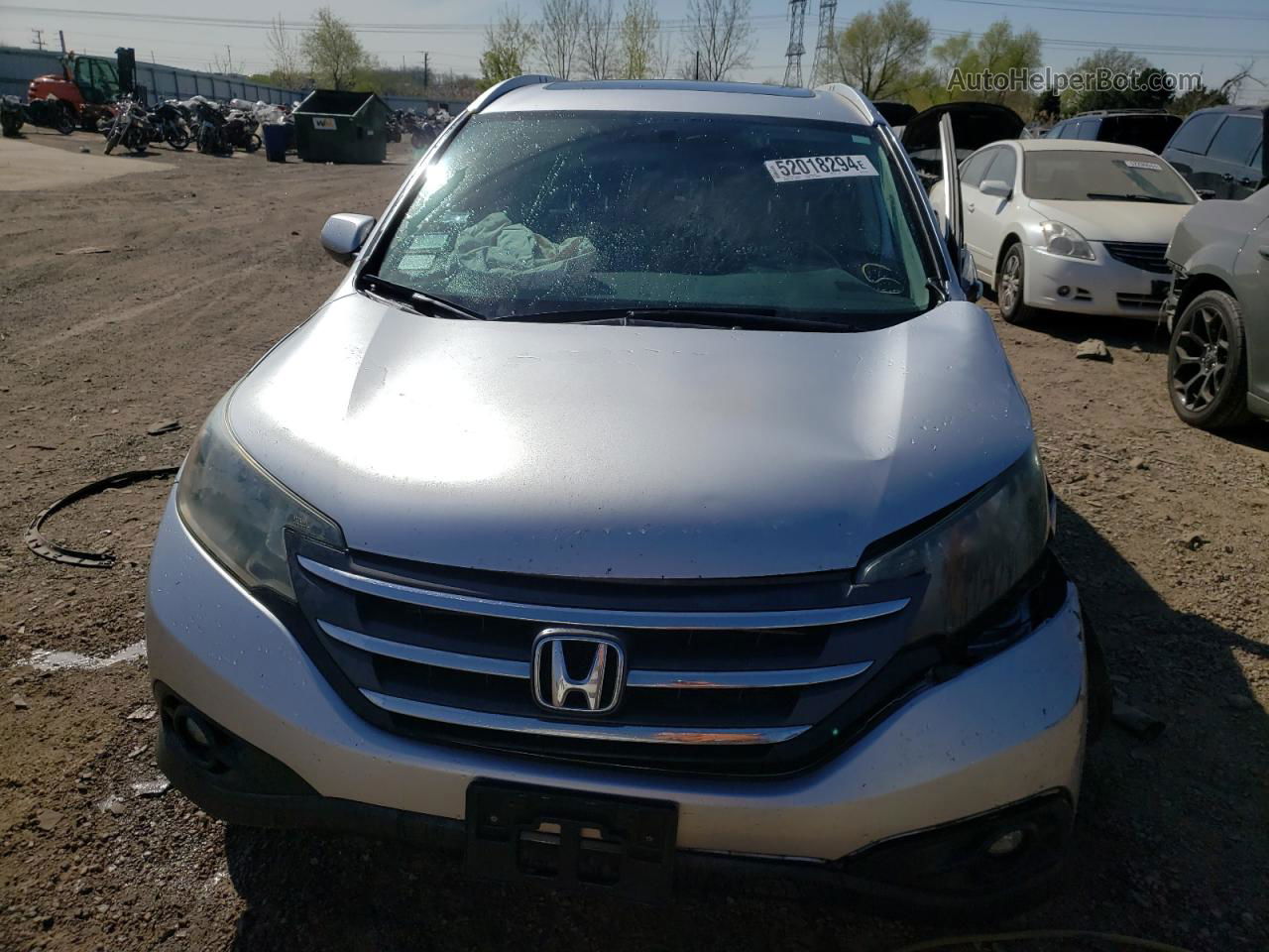 2012 Honda Cr-v Exl Silver vin: JHLRM3H79CC011180