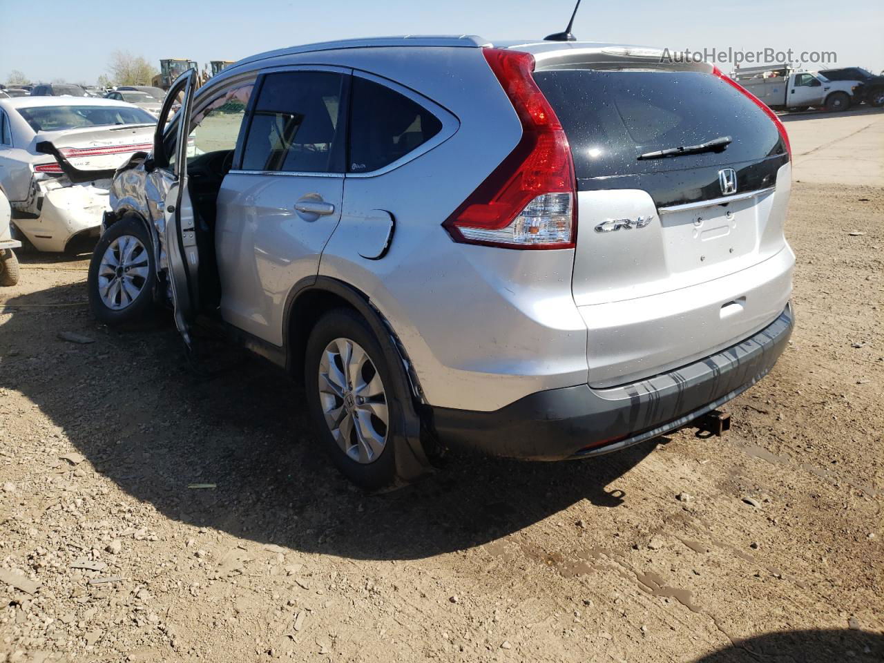 2012 Honda Cr-v Exl Silver vin: JHLRM3H79CC011180