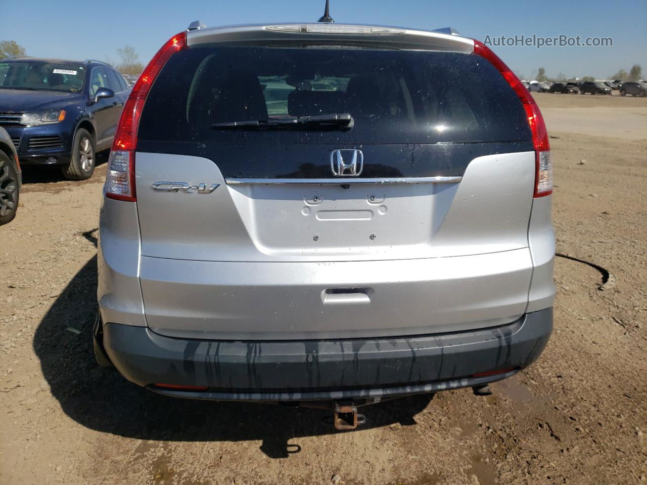 2012 Honda Cr-v Exl Silver vin: JHLRM3H79CC011180