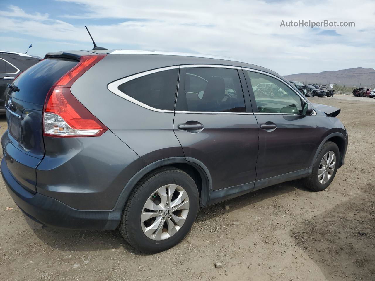 2012 Honda Cr-v Exl Charcoal vin: JHLRM3H79CC013138